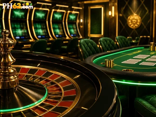 Homepage banner promoting the PH62 mobile experience, letting iOS and Android users jump into slots, live casino, and sports betting anytime, anywhere.